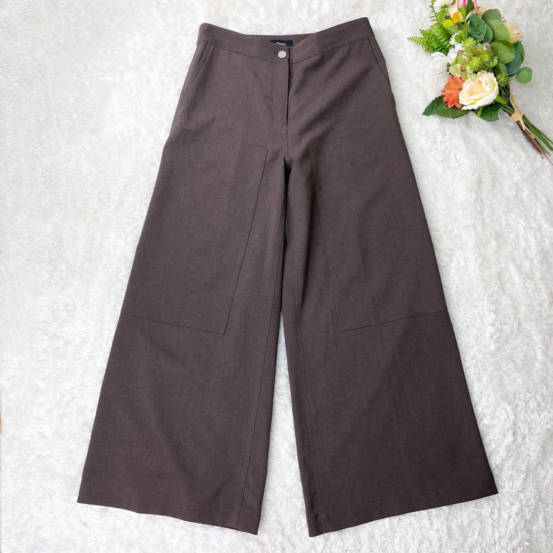 24SS✨ セオリー CARGO WIDE PNT J CRISP TWILL