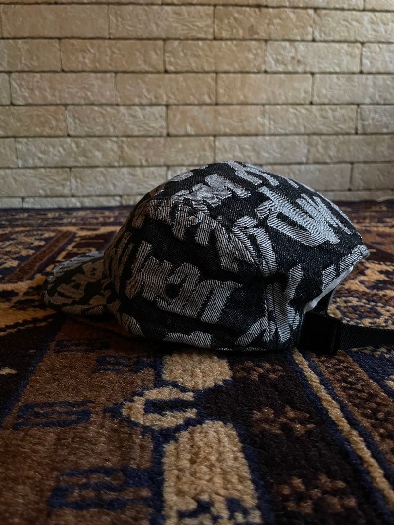 帽子 supreme Fat Tip Jacquard Denim Camp Cap