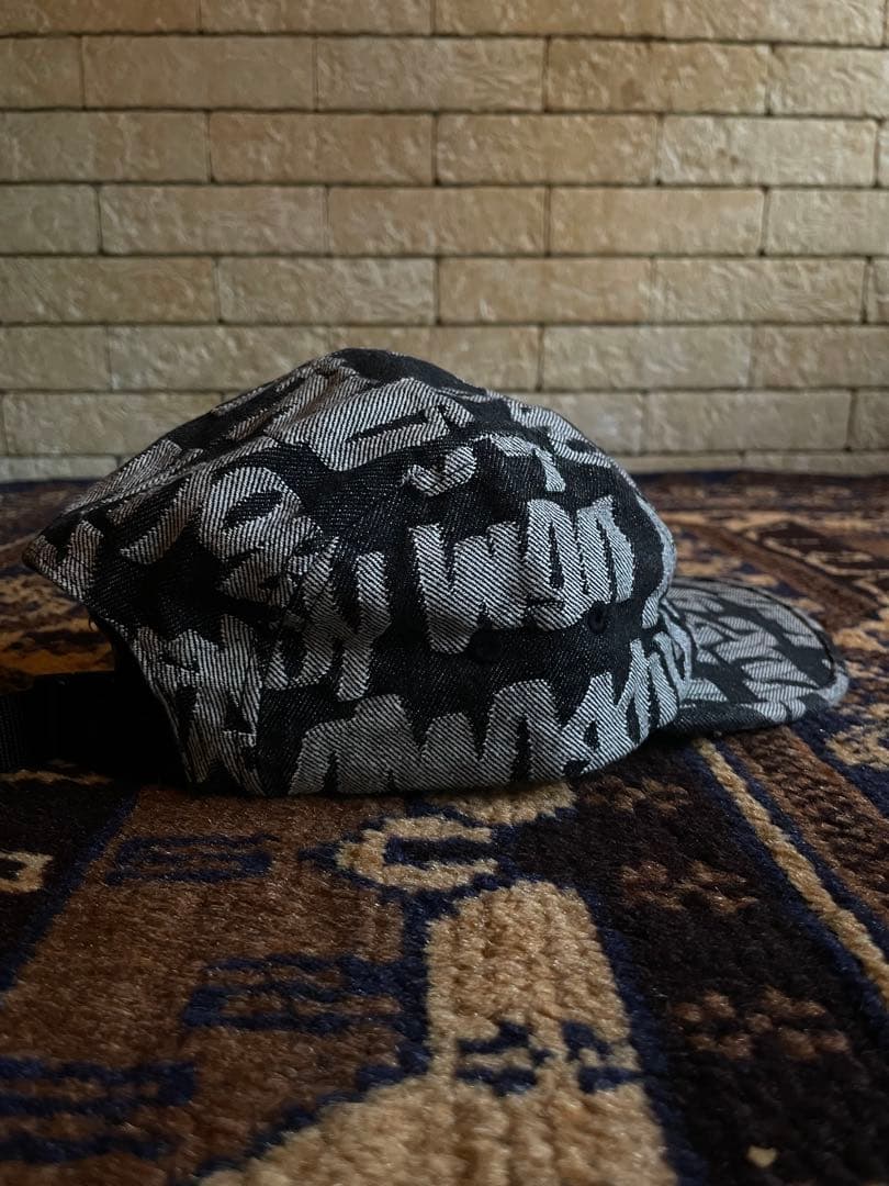 帽子 supreme Fat Tip Jacquard Denim Camp Cap