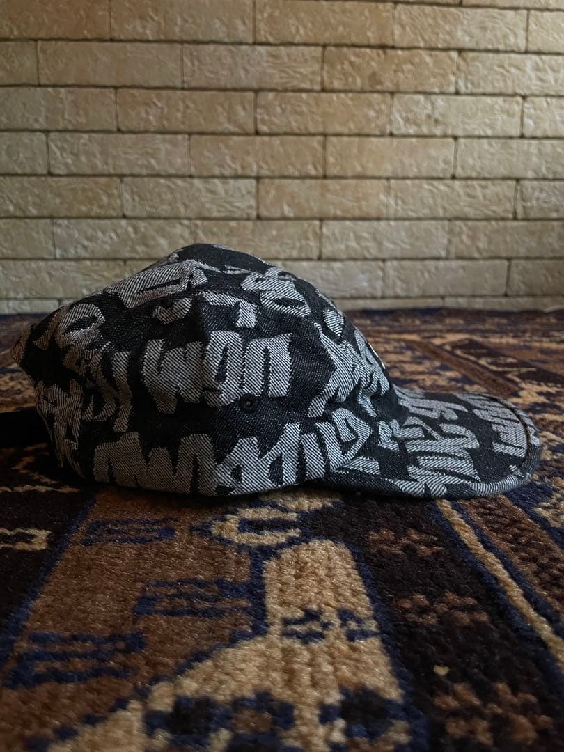 帽子 supreme Fat Tip Jacquard Denim Camp Cap
