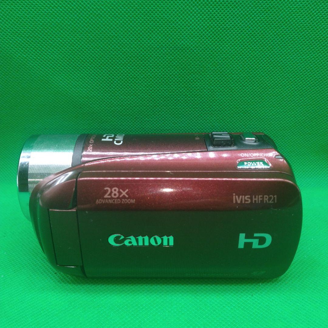 【動作確認OK】Canon キヤノン ivis HF R21 ビデオカメラ