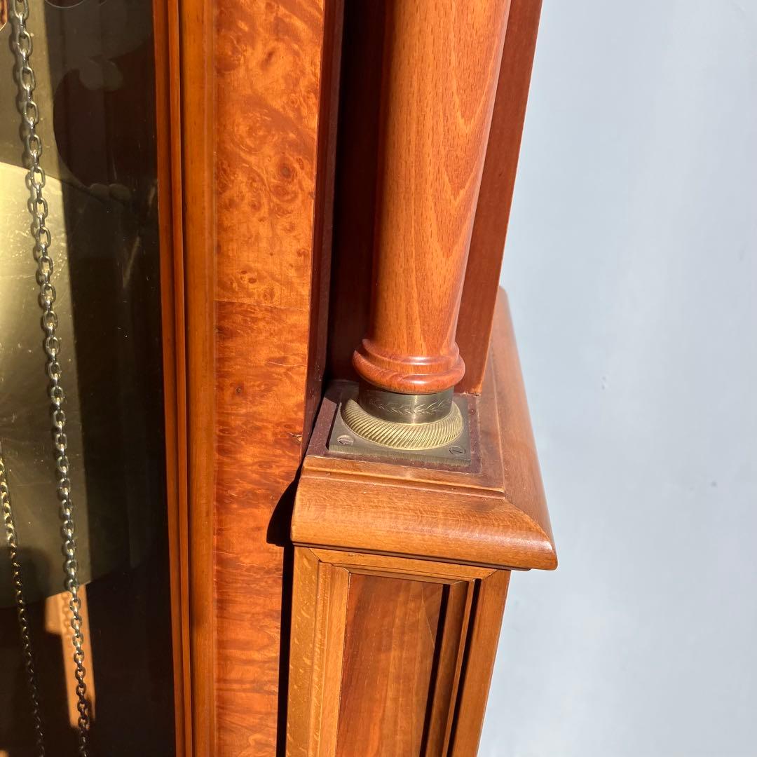 Laurisドイツ製アンティーク tempus fugit ホールクロック柱時計