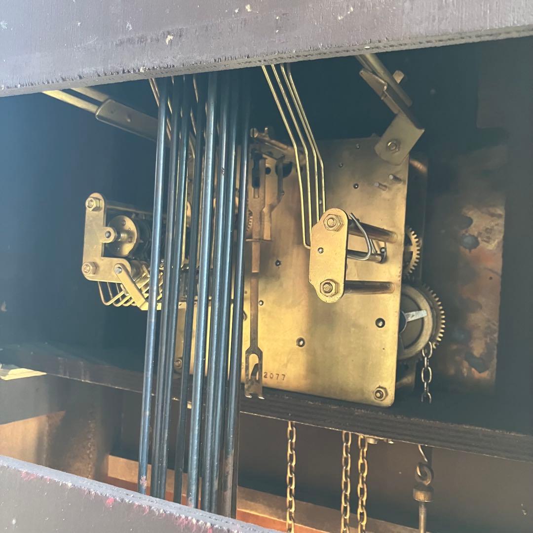 Laurisドイツ製アンティーク tempus fugit ホールクロック柱時計