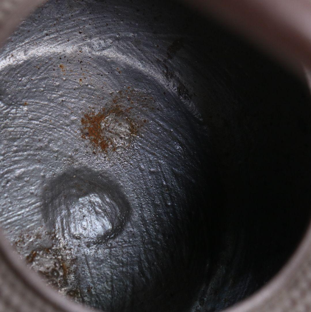 釜師 佐藤清光 霰鉄瓶 煎茶道具 共箱　V664　YSy