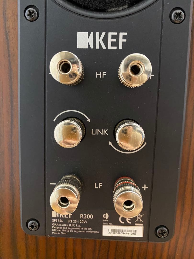 KEF R300 3ウェイスピーカー ウッド仕上げ