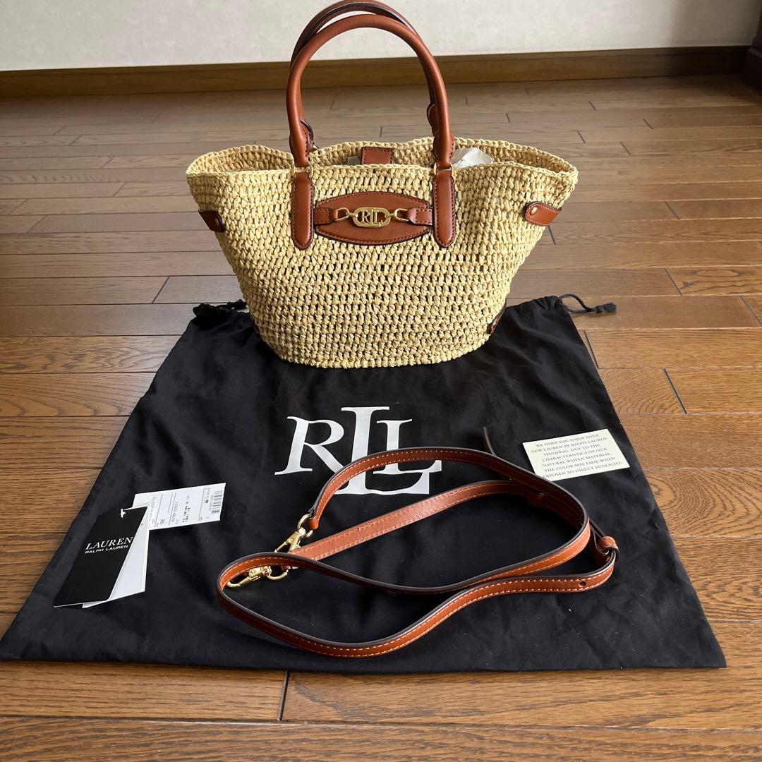 ポロラルフローレン　LAUREN ストロースモールDaphney トートバッグ