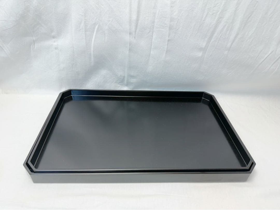 未使用 懐石道具 揃え 木製黒塗 五客揃 和食器 利休形 茶器揃 懐石料理 共箱