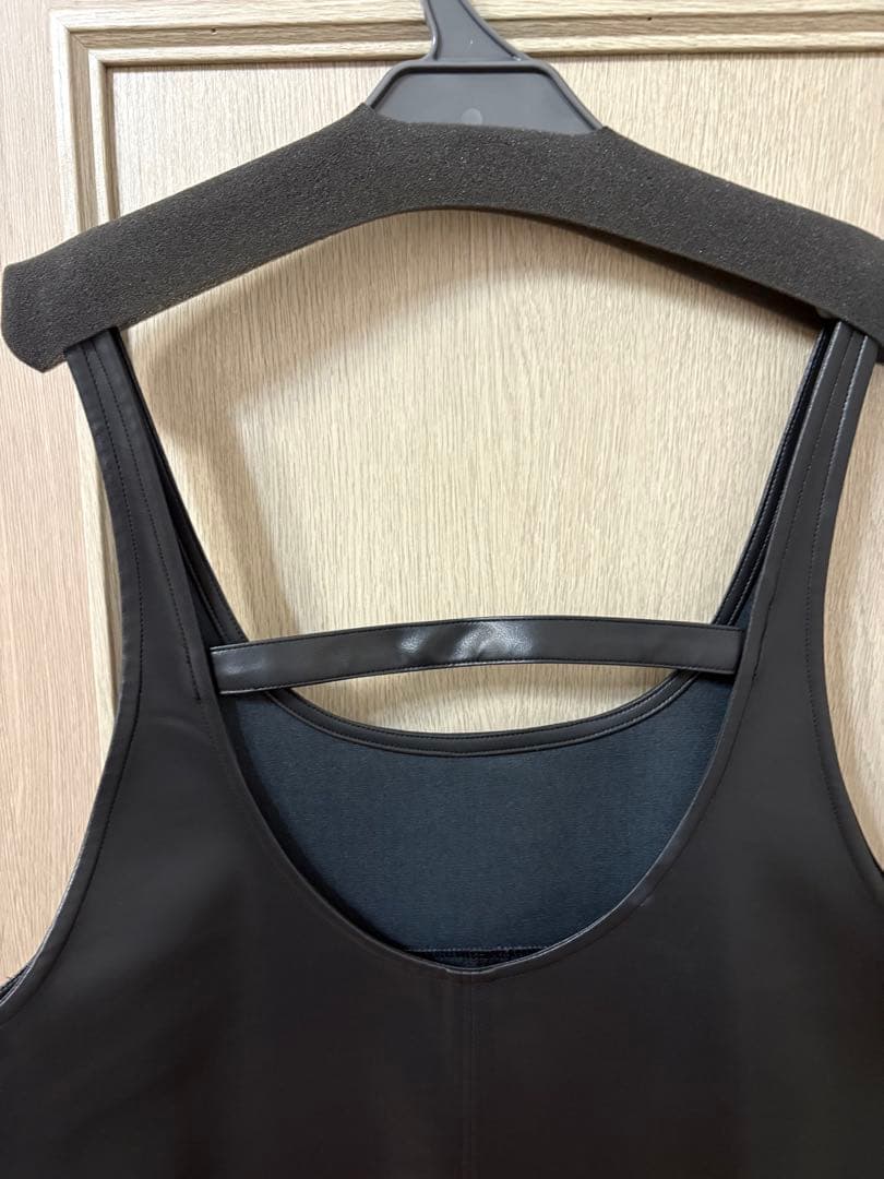 AKTE フェイクレザーミニワンピース