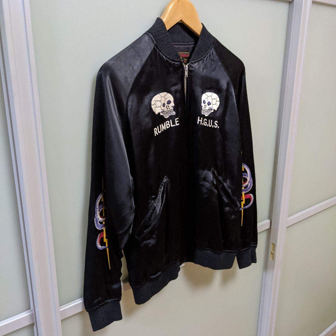 ケンケンHysteric Glamour スカルスカジャン ブラック M