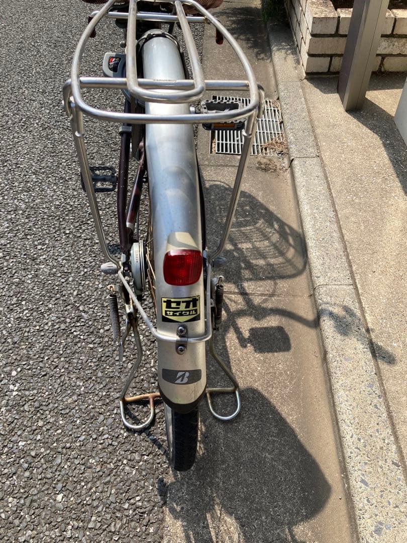 【26インチ】ブリヂストン自転車(レッドブラウン)