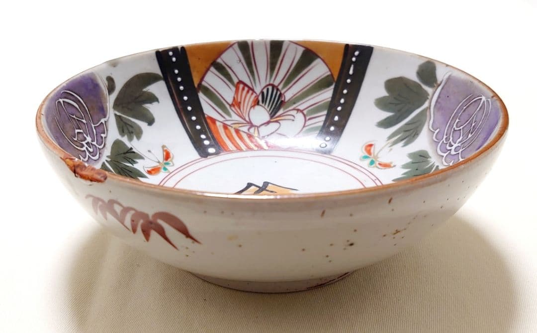 古伊万里　色絵赤絵　大中鉢　時代物