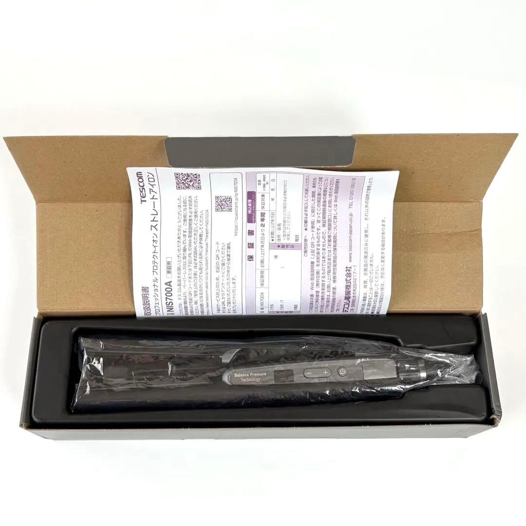 テスコム プロフェッショナルプロテクトイオンストレートアイロンNIS700A-K