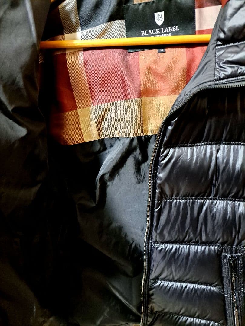 りょうさん専用　クレストチェック使いダウン　ブラックレーベルクレストブリッジ