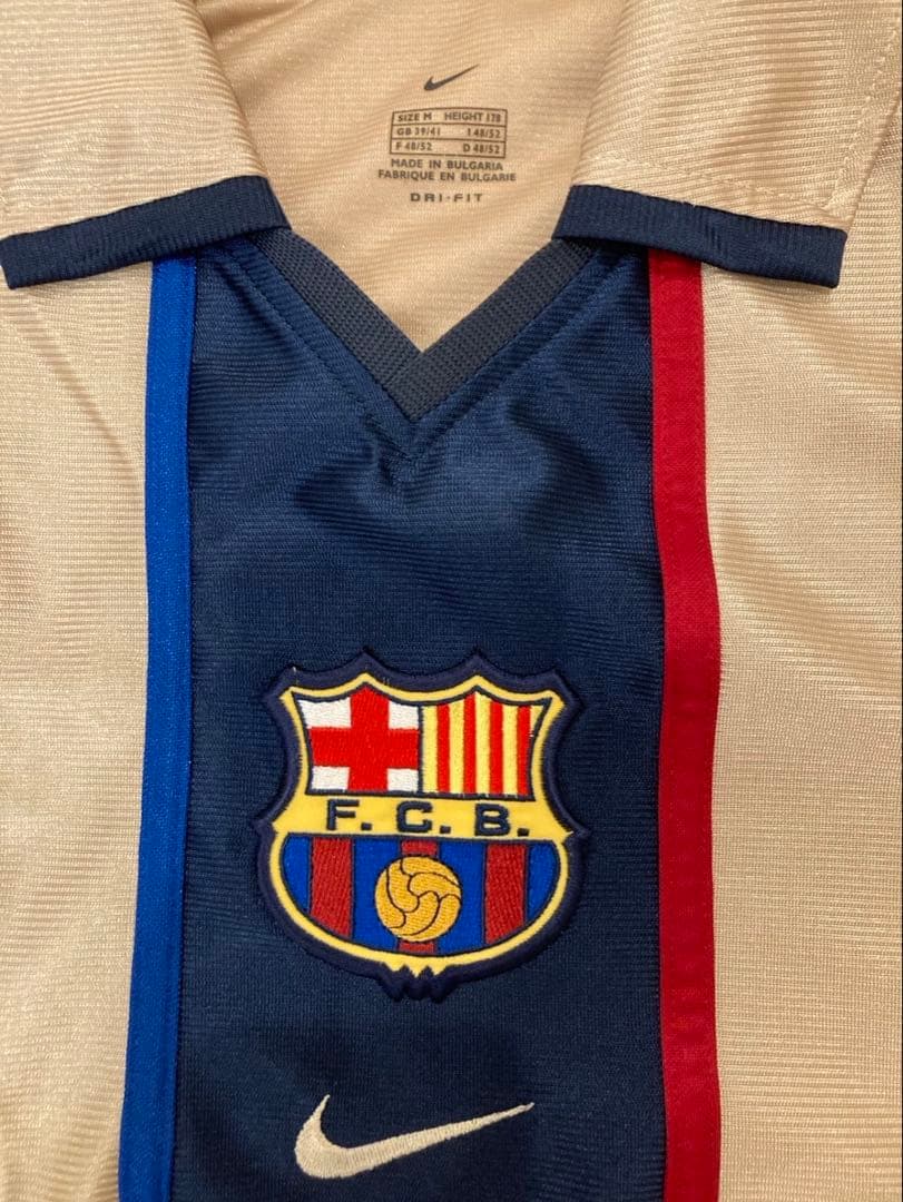 バルセロナ 01/02 2ndユニホーム ナイキ 正規品 Mサイズ【状態良好】