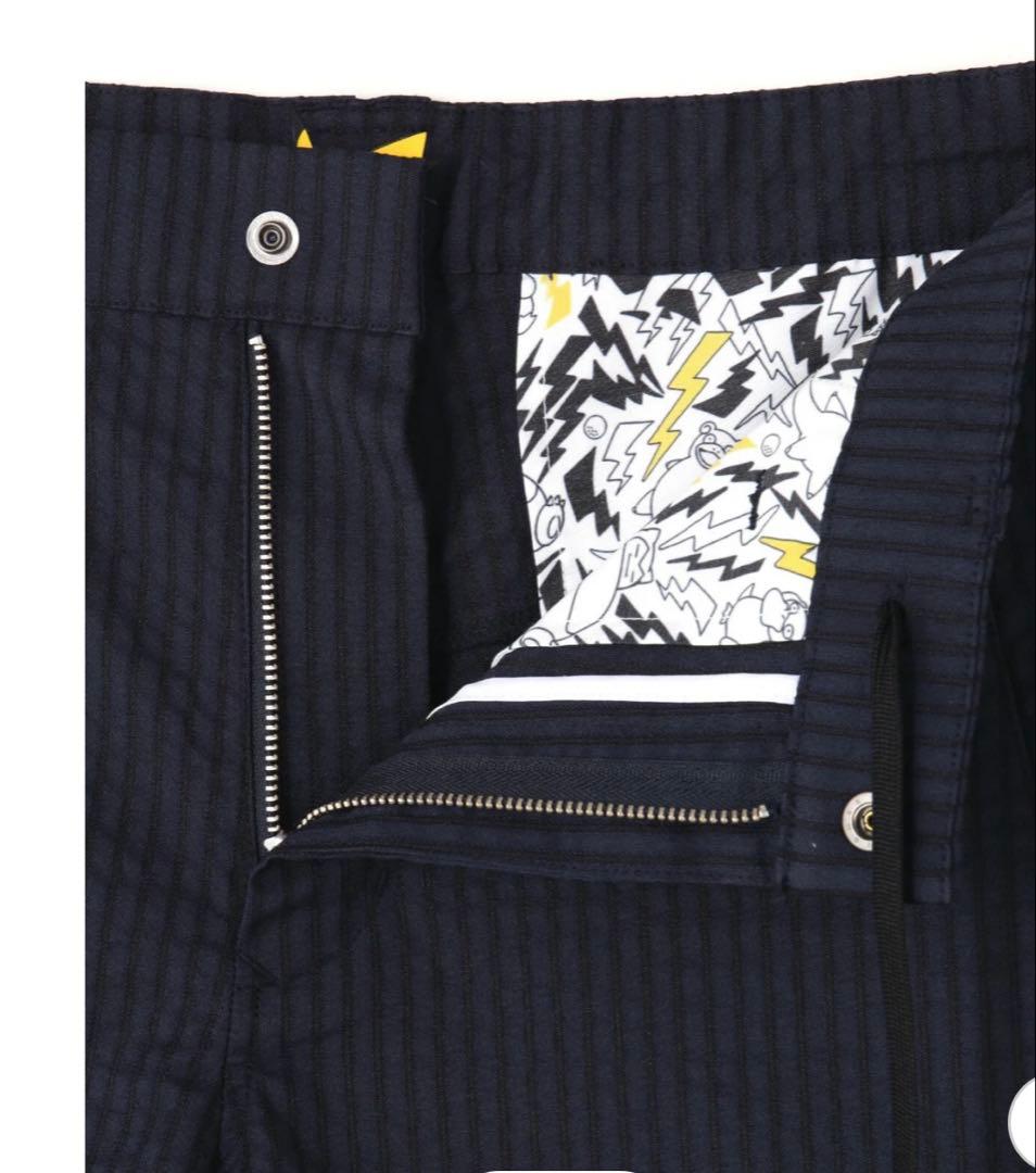 PEARLY GATES 【ポケモン】C/Peサッカーストライプショートパンツ