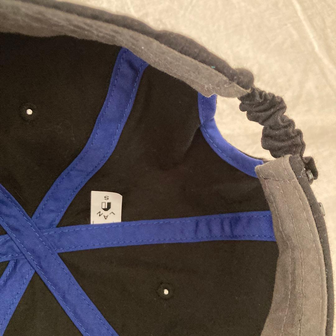 LOOP NOROLL LANS ロングビル キャップ 黒 ブラック