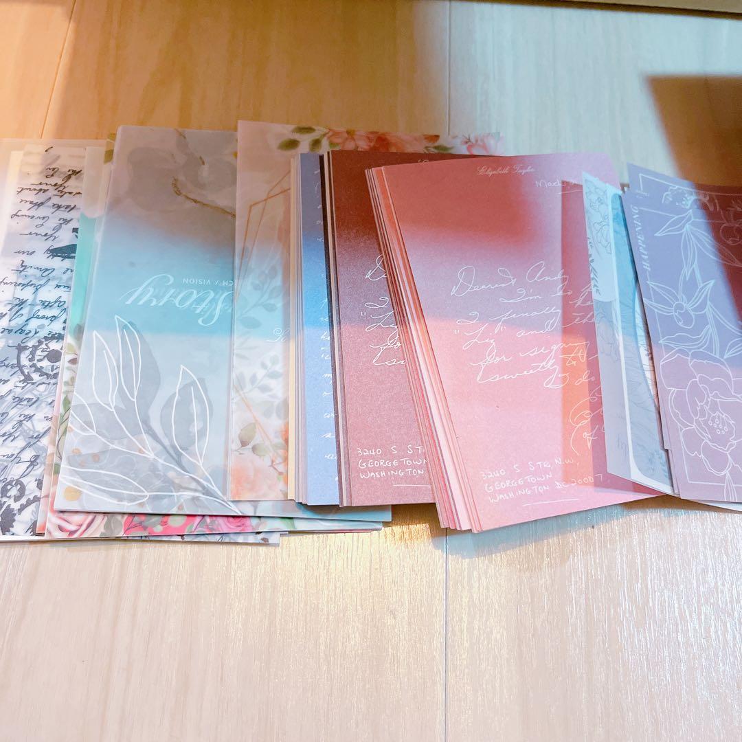 コラージュ　素材　まとめ売り　大量　紙モノ