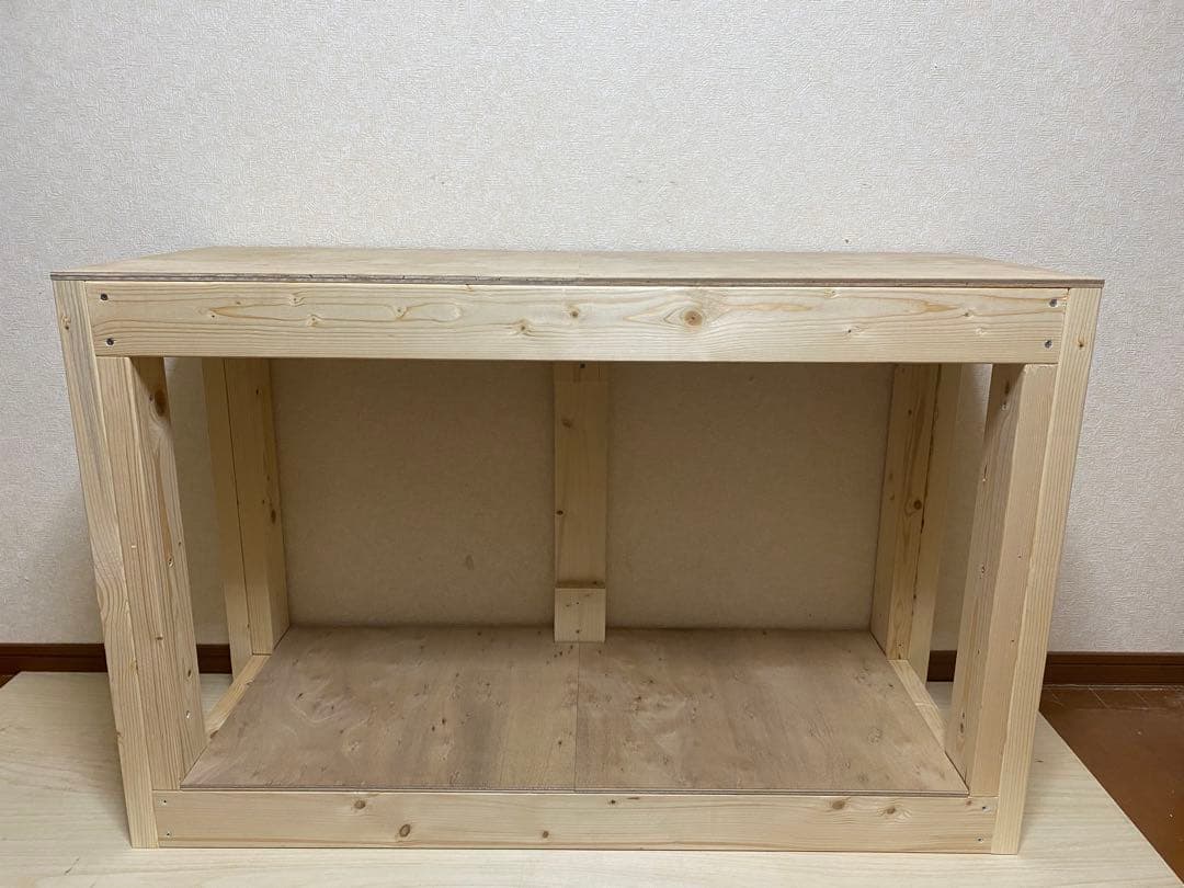 オーダーメイド木製水槽台　k