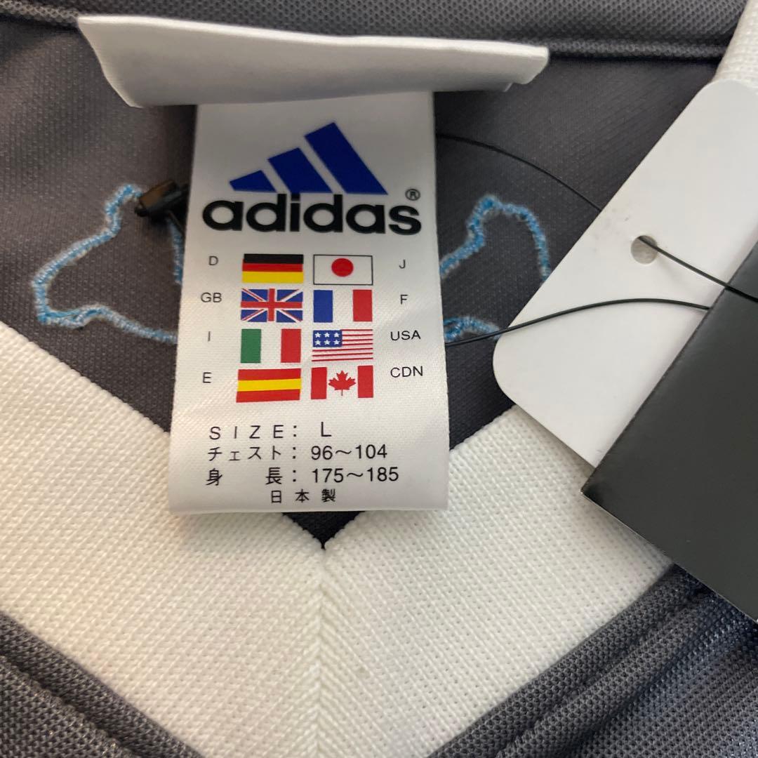 90s Adidas ゲームシャツ ユニフォーム tシャツ サッカー Lサイズ