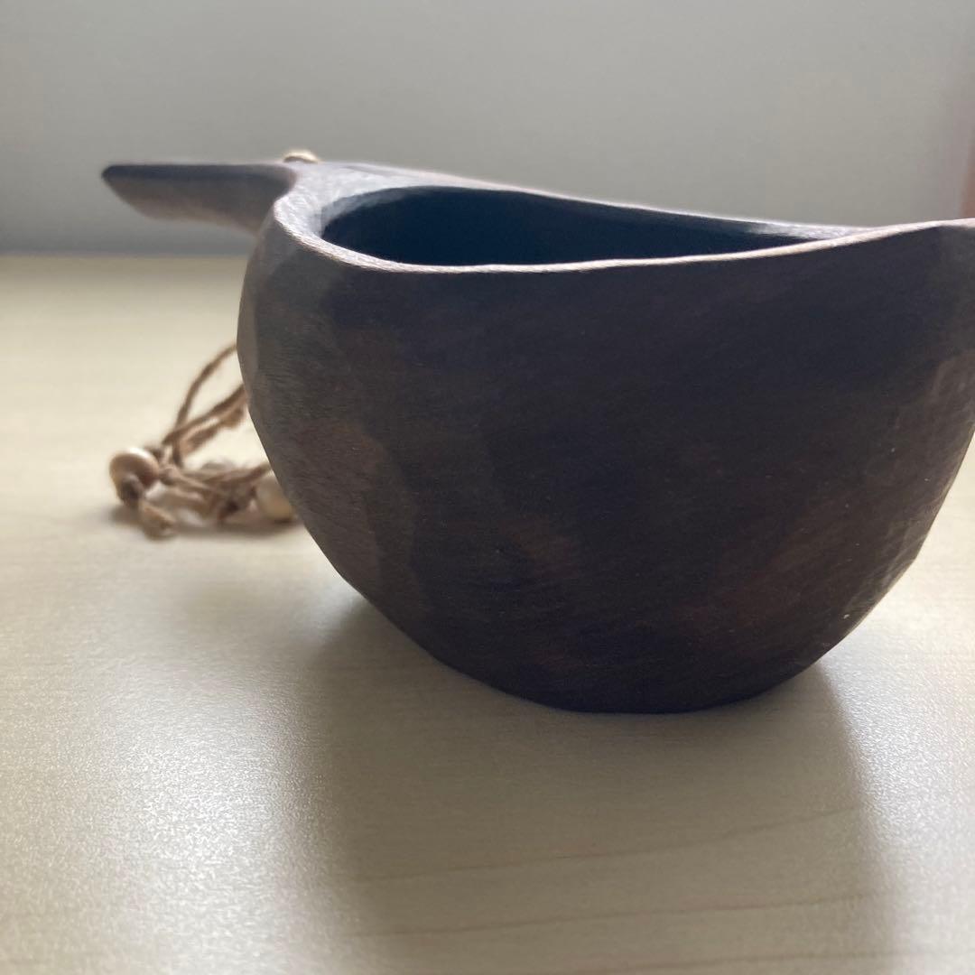 【新品】ソウルオブシベリア　#4 ホワイトペンダント　ククサ　No.8002