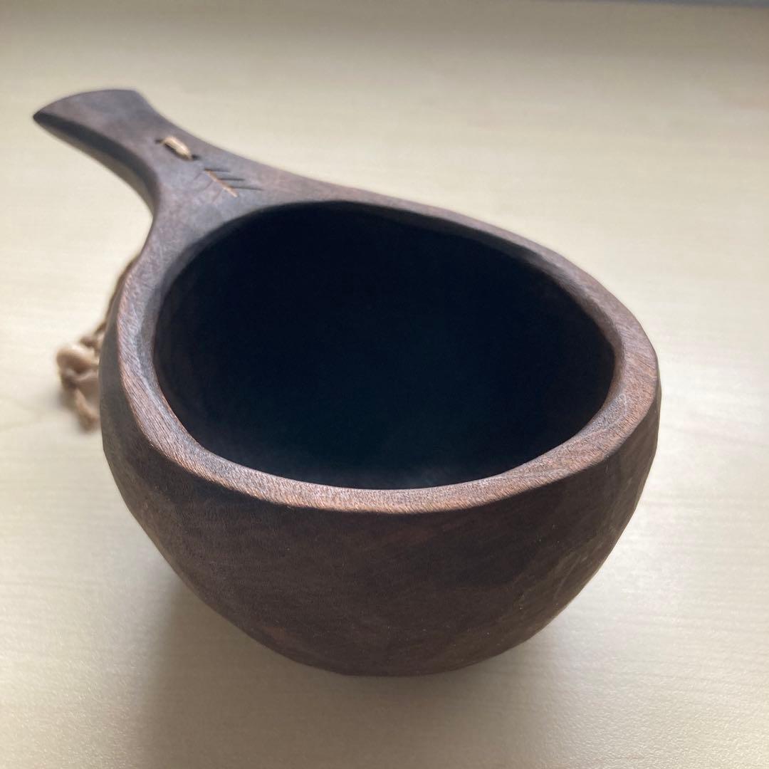 【新品】ソウルオブシベリア　#4 ホワイトペンダント　ククサ　No.8002