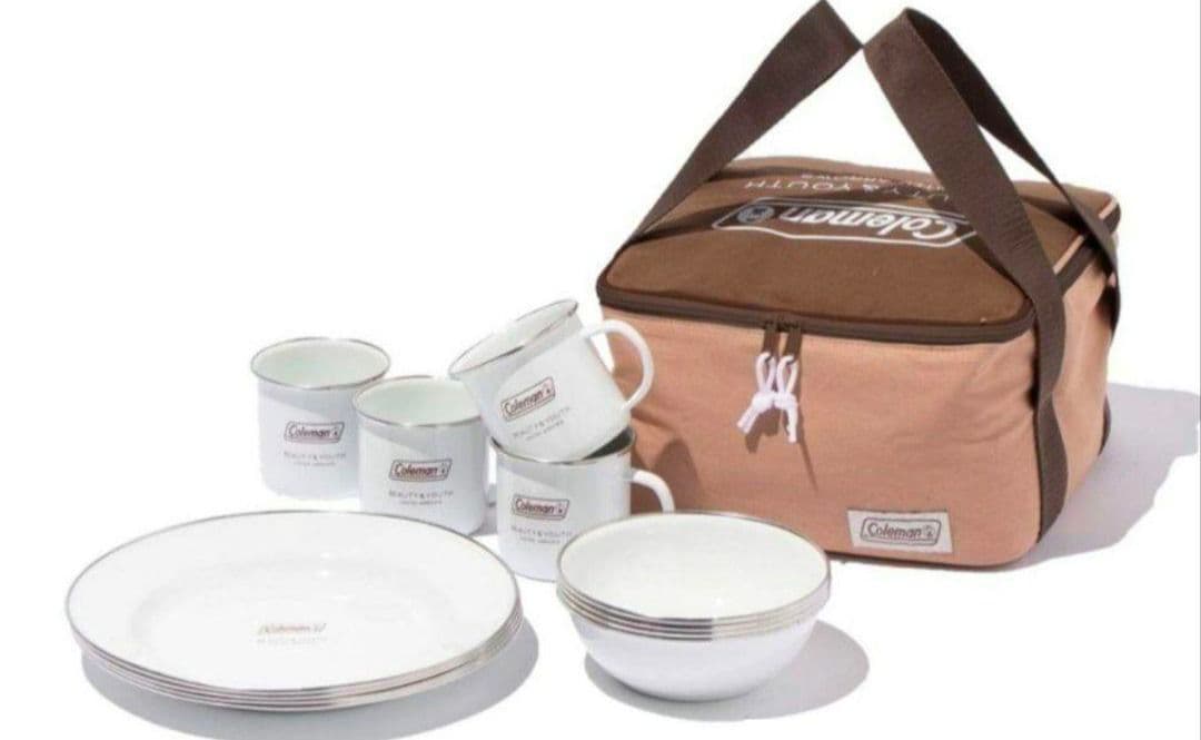 Coleman UNITED ARROWS 別注 エナメルディッシュカトラリー