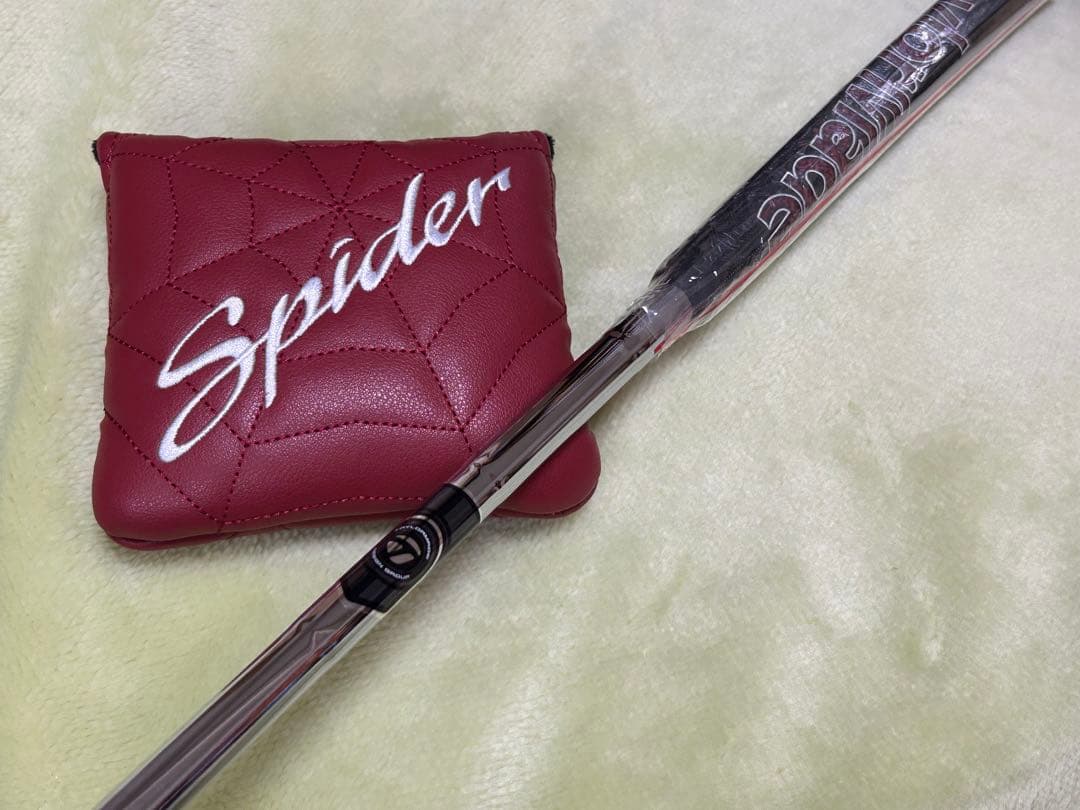 新品 スパイダー レッド パター ダブルベンド 34インチ