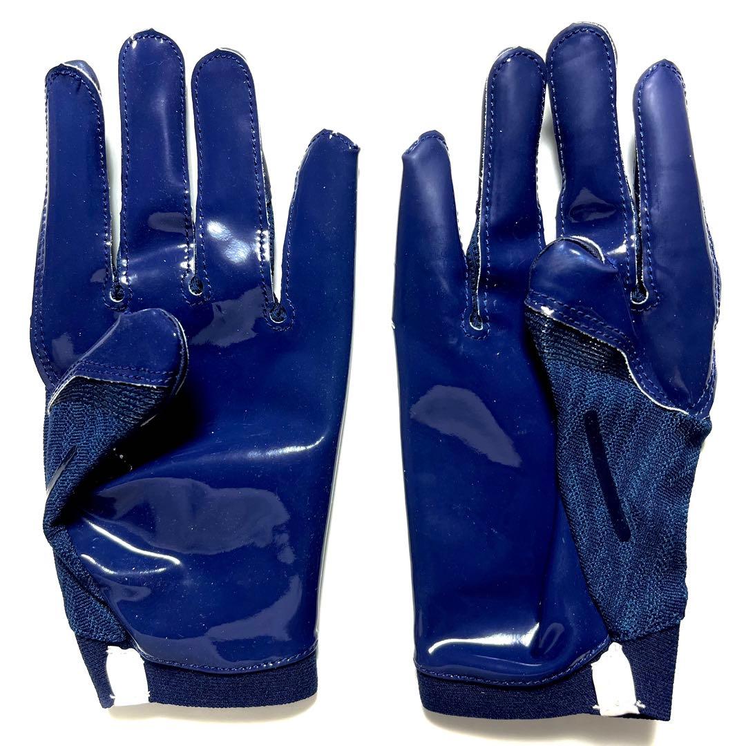 【M】NIKE VAPOR KNIT 4.0 ネイビー アメフト グローブ