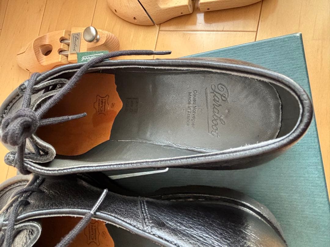 靴 Paraboot MICHAEL/MARCHE NOIRE CERF