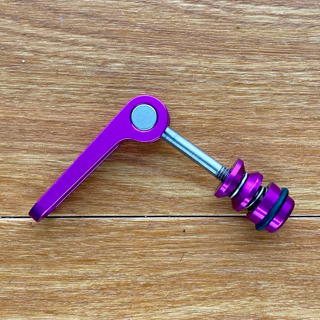 Ringleシートクランプ チタンシャフト パープル