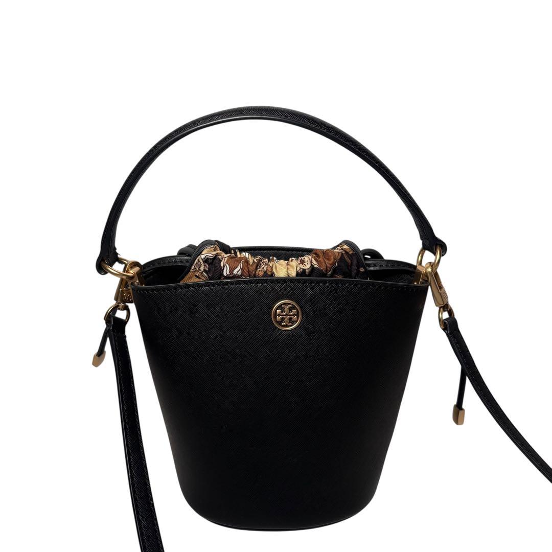 トリーバーチ　ロビンソン　ミニバケット　2way ショルダーバッグ　バケツ型