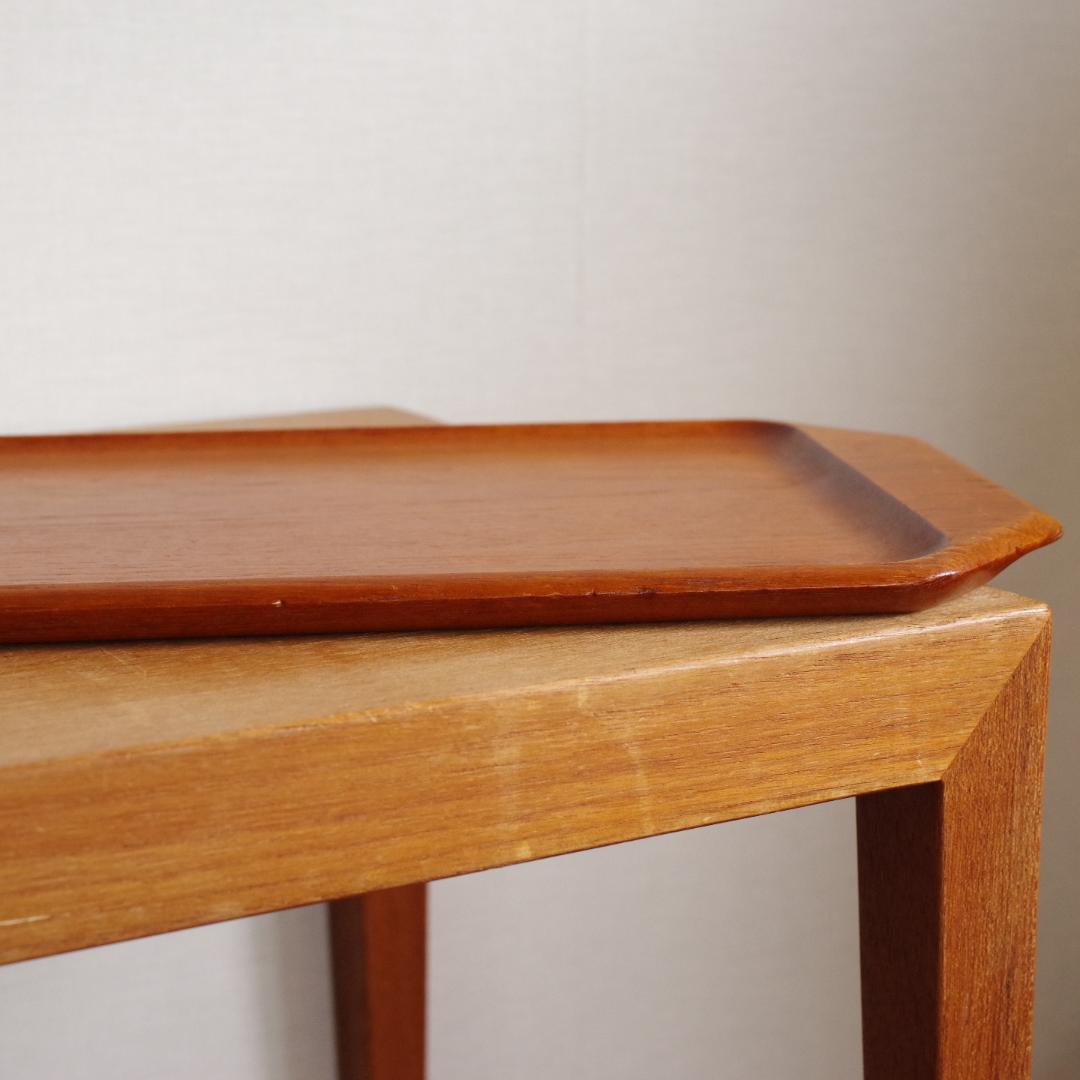 スウェーデン製 チーク Teak 木製 トレイ プレート トレー お盆 北欧