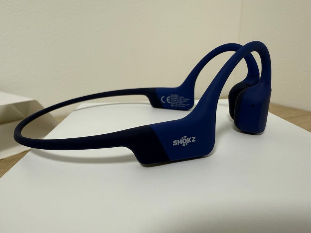 SHOKZ OPENRUN 骨伝導イヤホン ブルー