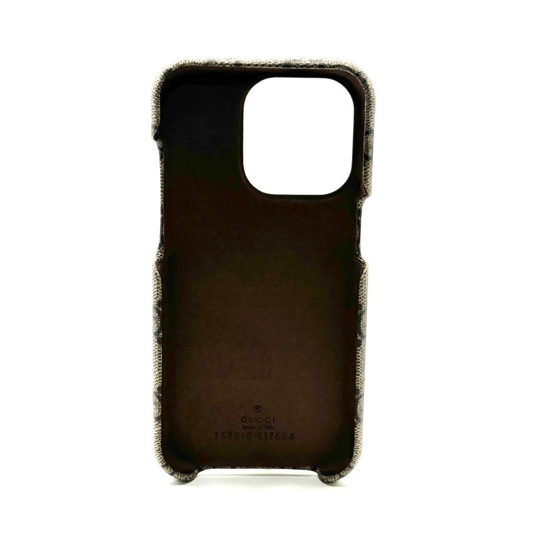 グッチ GUCCI iPhoneケース 14Pro GGスプリーム 箱付き