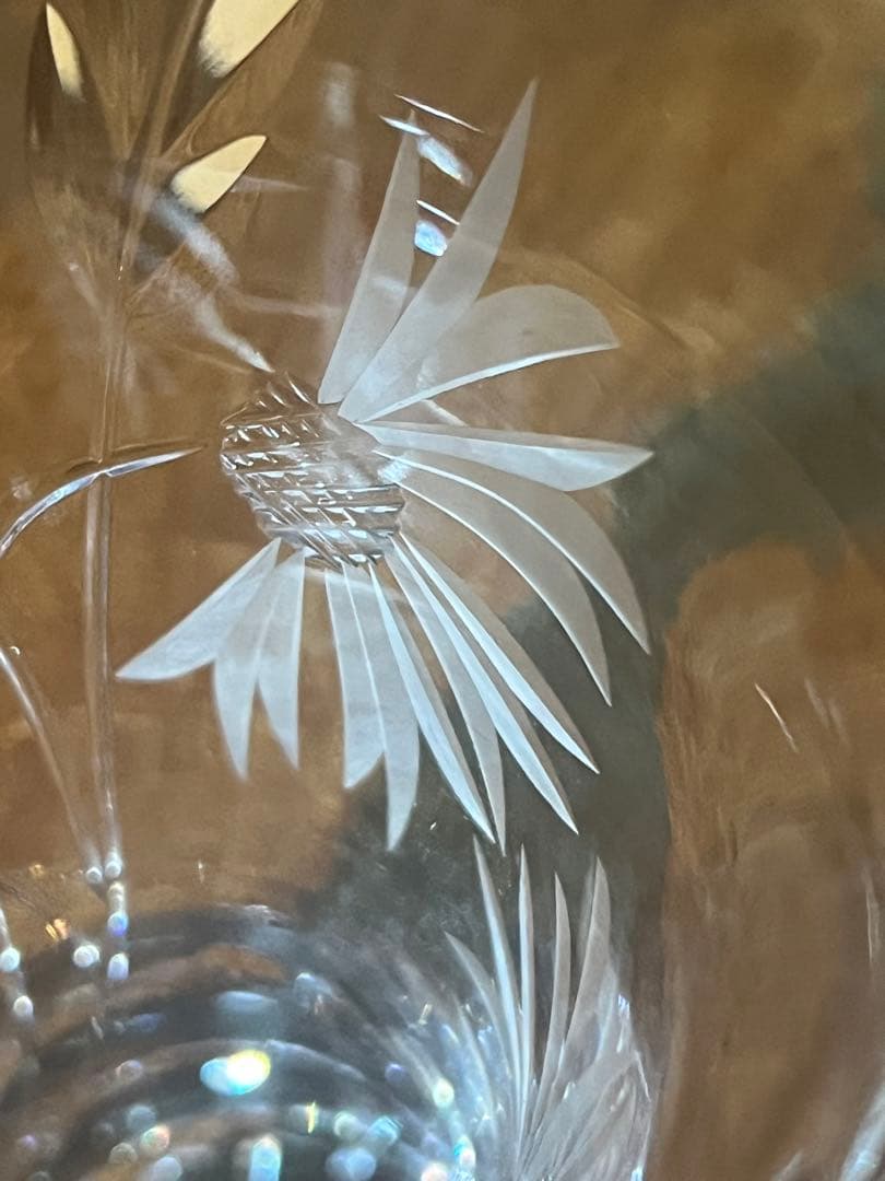 未使用イギリス王室御用達ロイヤルブライアリー1776年クリスタルフラワーベース