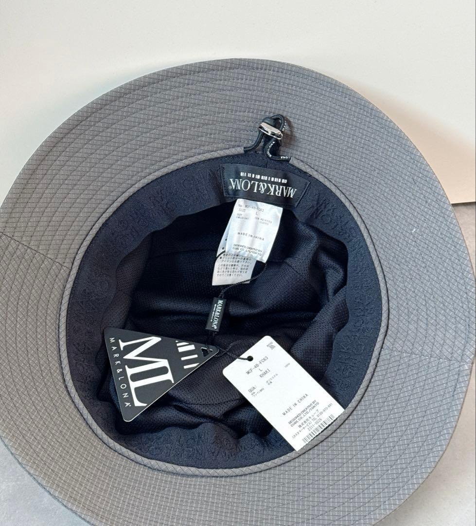 新品 ★ MARK&LONA バゲットハット 帽子 マーク&ロナ カーキ 正規品