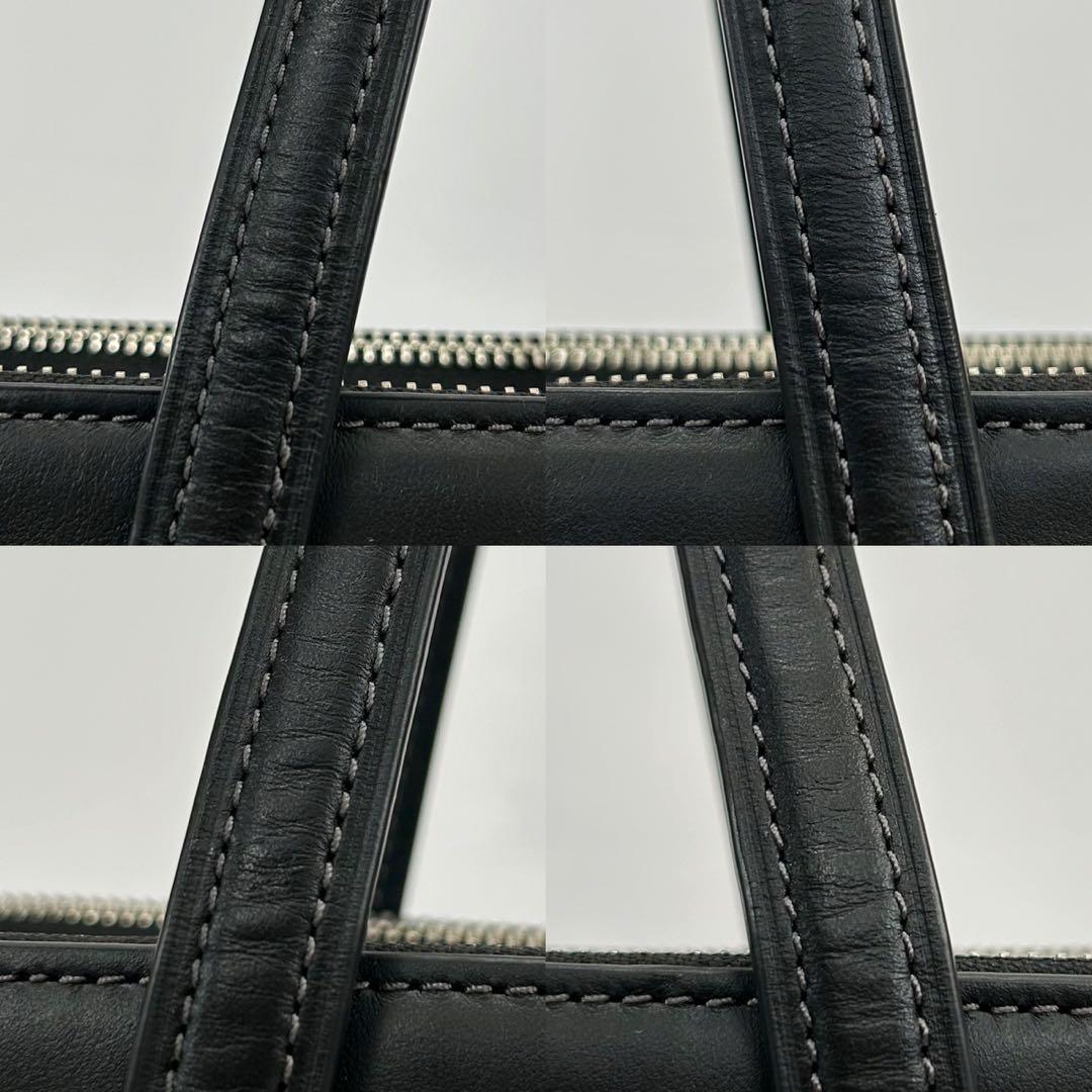 【極美品】コーチ CR096 ニーナ ビジネスバッグ レザー 本革 手提げ 黒