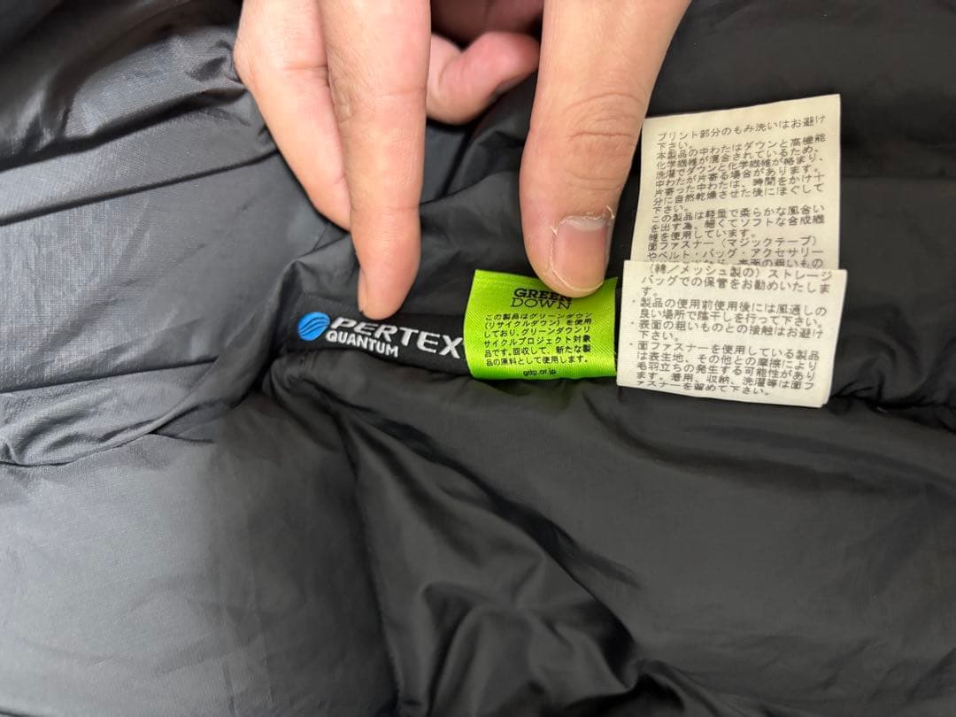 極美品GORE TEX THE NORTH FACE ブラックダウンジャケット