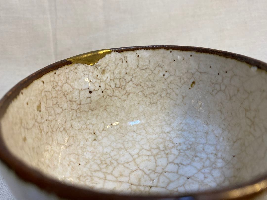 尾形乾山　羅漢茶碗　茶道具　抹茶碗　茶器　金継ぎ