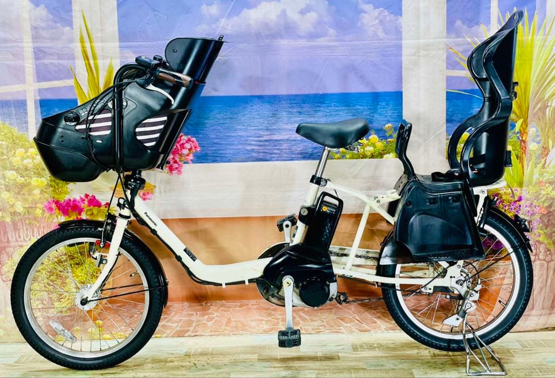限定価格！ギュット⭐️12AHパナソニック子供乗せ電動アシスト自転車Y2269