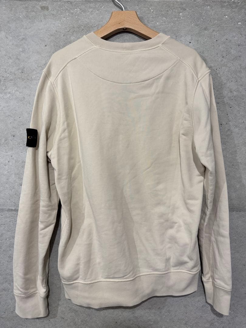 STONE  ストーンアイランド スウェット アイボリー　M