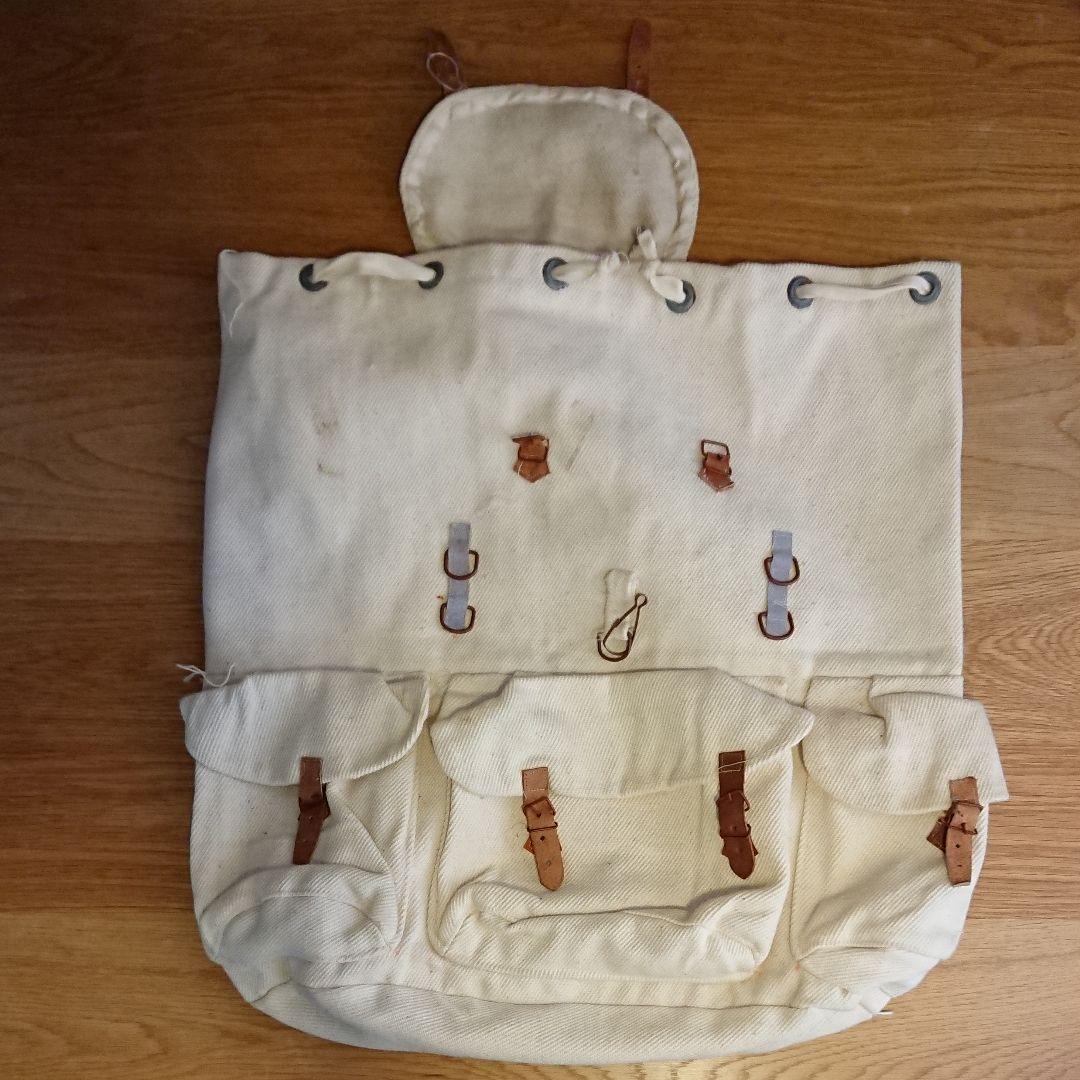 昭和(戦時中)帆布リュック