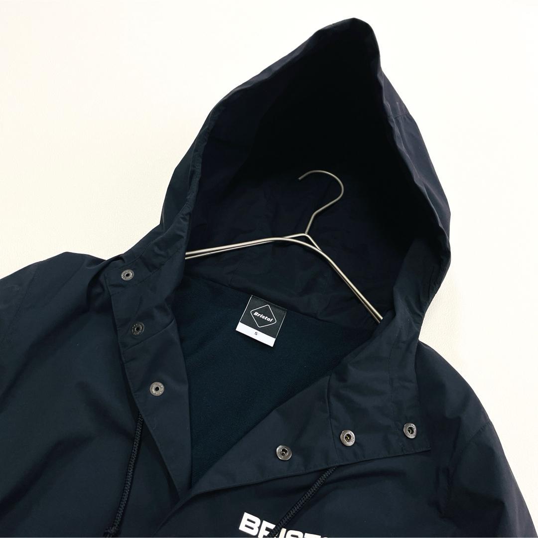 6639 FCRBブリストル　ロングコート　ロングコーチジャケット　ブラック