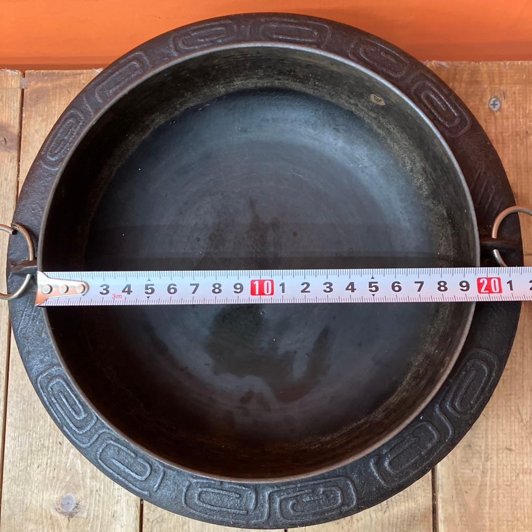 D-５ 南部鉄器 すき焼き鍋 いろり鍋 囲炉裏 五徳 鉄鍋 和食器 骨董