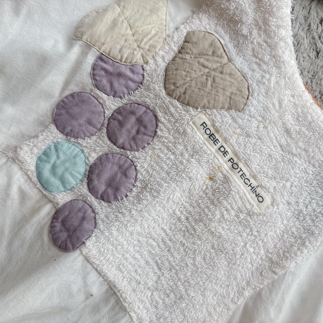 POTECHINO ポテチーノ エプロンドレス 割烹着 ワンピース 白 尾道