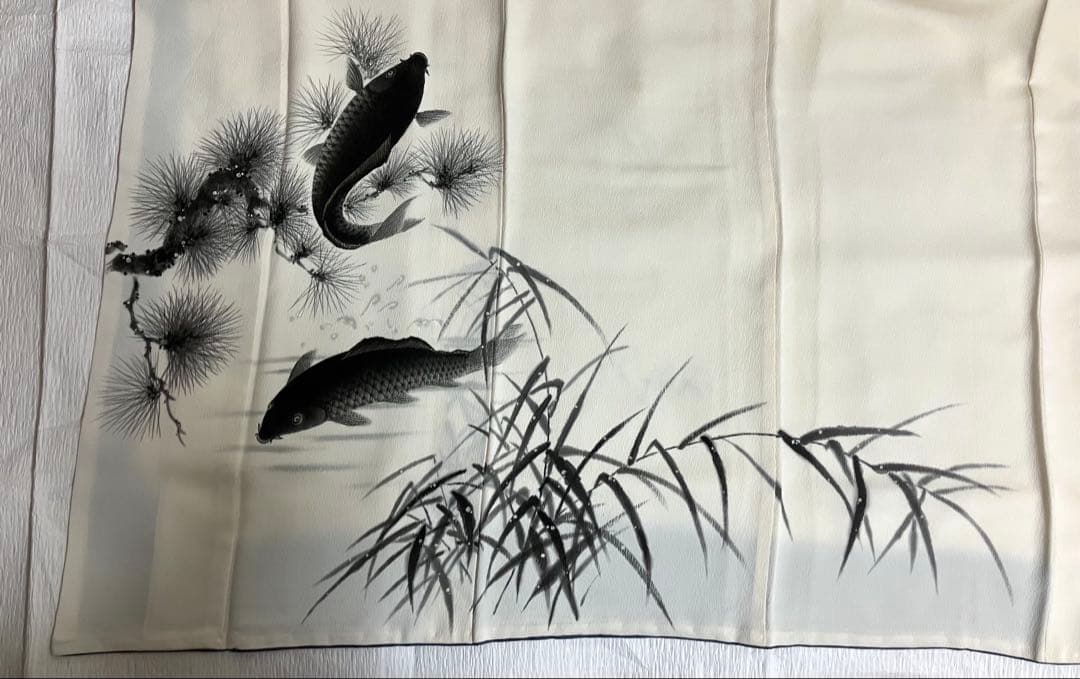 訪問着 手描き 落款有り 正絹 逸品