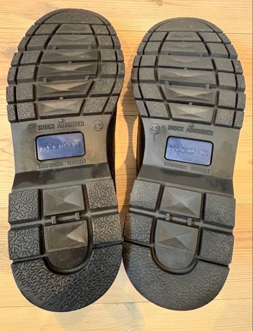 試し履きのみKLEMAN ブラックレザーシューズ28cm