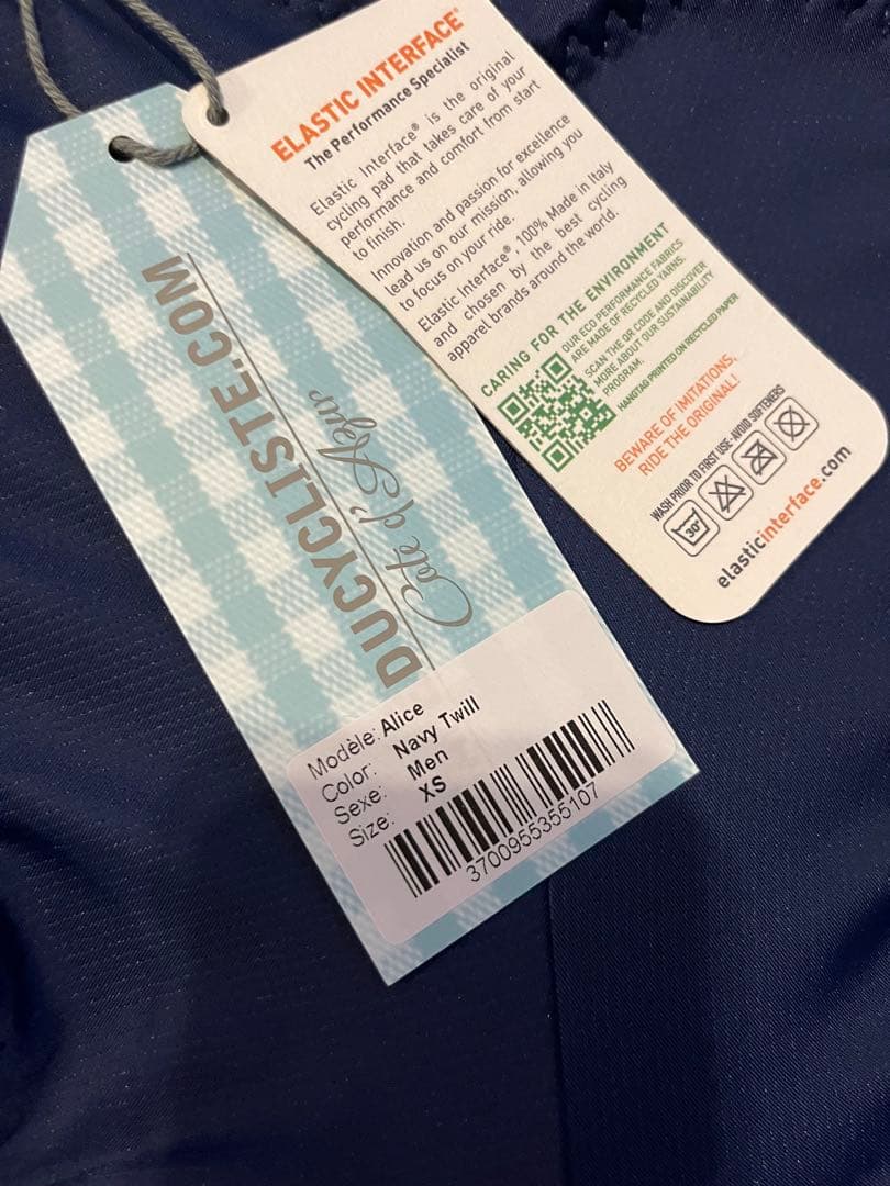 CAFE DU CYCLISTE ネイビー ビブタイツ