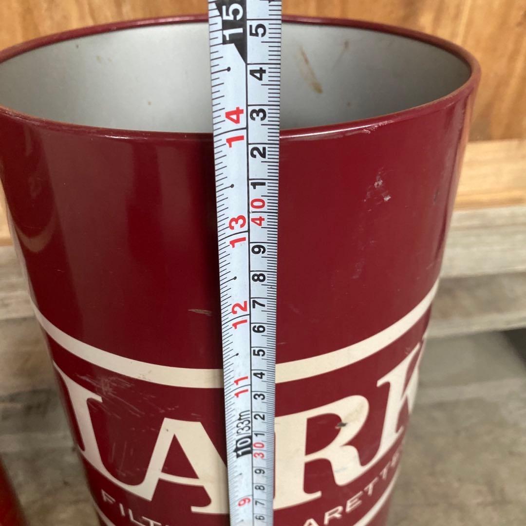 昭和レトロLARK 置き型灰皿 ゴミ箱缶　2個セット　灰皿　ラーク　傘立て