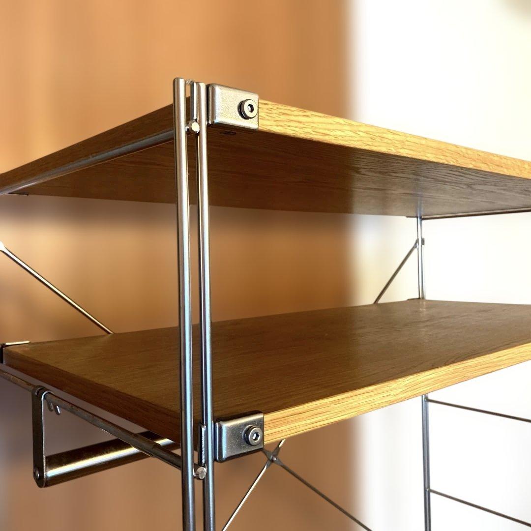 無印良品 組み立て済み　ステンレスユニットシェルフ オーク材 ワードローブセット